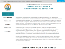 Tablet Screenshot of outdooreducation.org